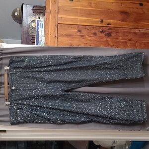 Sacred Crown Black Premium Mens Jeans Splattered Design Pockets Sz 46x33 EUC